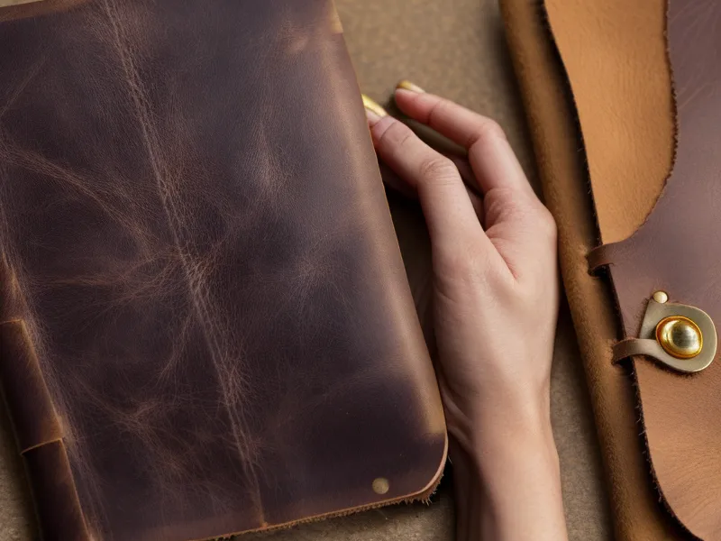 Detalle de manos relajadas descansando sobre un cuaderno al final del día.